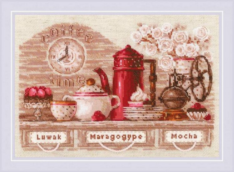 Набор для вышивания Риолис 1874 Coffee Time
