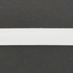 SAFISA 6470-20мм-02 Косая бейка хлопок/полиэстер, ширина 20 мм, цвет 02 - белый