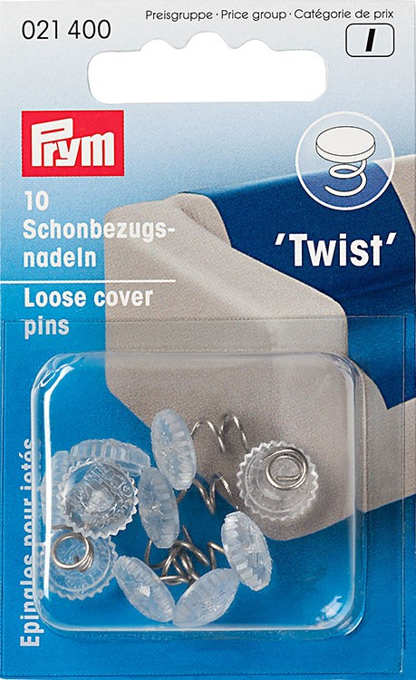 Prym 021400 Булавки для мебельных чехлов "Twist"