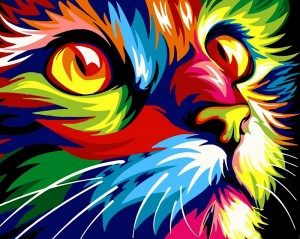 Paintboy GX28475 Разноцветный кот