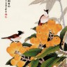 Набор для вышивания Xiu Crafts 2030814 Птицы на золотистой локве