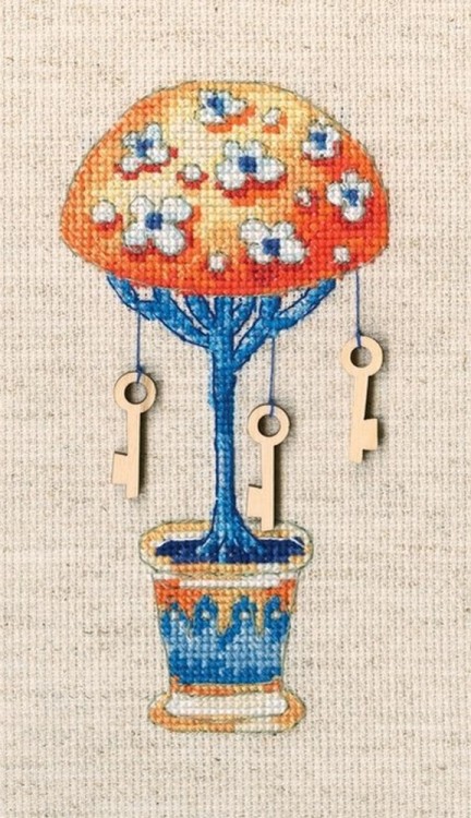 Набор для вышивания РТО CBE9014 Топиарий-дерево счастья