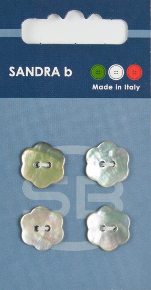Sandra CARD027 Пуговицы, натуральный