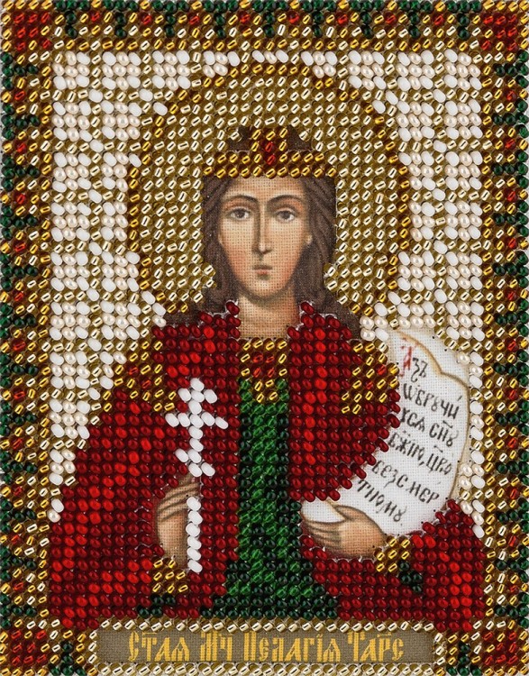 Набор для вышивания Панна CM-1661 (ЦМ-1661) Икона Святой мученицы Пелагии Тарсийской