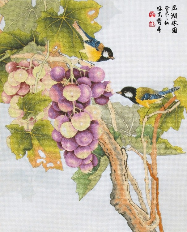 Набор для вышивания Xiu Crafts 2030815 Спелая гроздь винограда