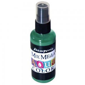 Stamperia KAQ001 Краска - спрей Aquacolor Spray Темно-зеленая 60 мл