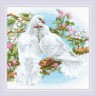 Набор для вышивания Риолис 1856 Белые голуби