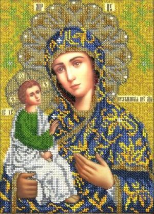 Вышиваем бисером L-151 Богородица Иерусалимская