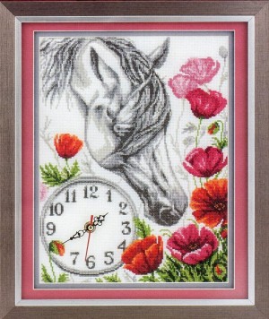Панна CH-1434 (Ч-1434) Лошадь в маках - часы