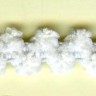 Matsa 1313/00 Резинка декоративная "шенилл", ширина 9.2 мм, цвет белый
