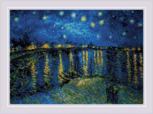 Риолис 1884 Звездная ночь над Роной (по мотивам картины В. Ван Гога)