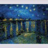 Набор для вышивания Риолис 1884 Звездная ночь над Роной (по мотивам картины В. Ван Гога)