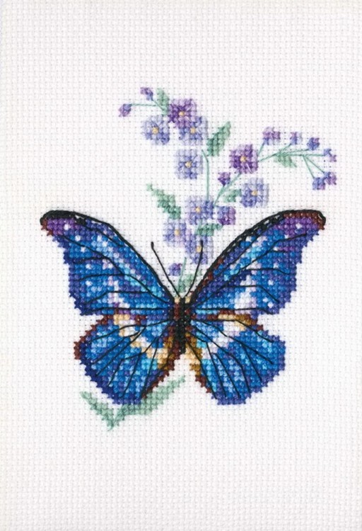 Набор для вышивания РТО EH364 Синюха и бабочка