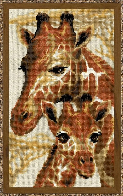 Набор для вышивания Риолис 1697 Жирафы