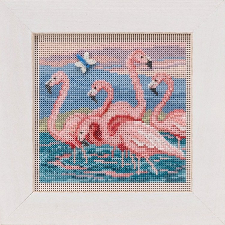 Набор для вышивания Mill Hill MH141916 Flamingos (Фламинго)