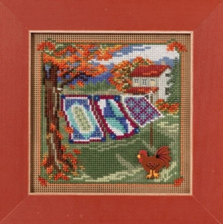 Набор для вышивания Mill Hill MH141621 Country Quilts (Страна квилтинга)
