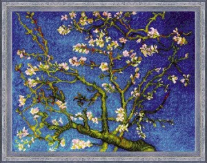 Риолис 1698 "Цветущий миндаль" по мотивам картины Ван Гога