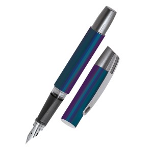 Online 61483/3D Ручка перьевая "Campus", размер пера M, корпус синий с серым