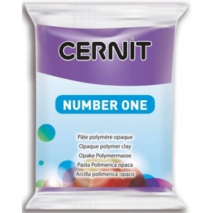 Efco 7941900 Полимерная глина Cernit №1, фиолетовый с эффектом восковой полупрозрачности (50% opacity)
