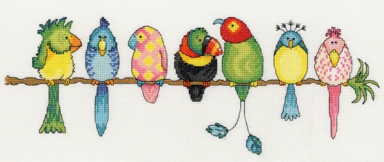Набор для вышивания Bothy Threads XGR3 Exotic Birds (Экзотические птицы)