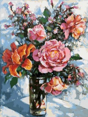 Белоснежка 3021-CS Натюрморт с розами