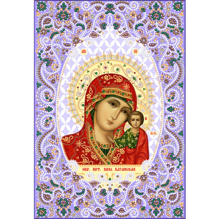 Набор для вышивания Larkes Н7019 Богородица Казанская