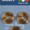 Sandra CARD131 Пуговицы, коричневый