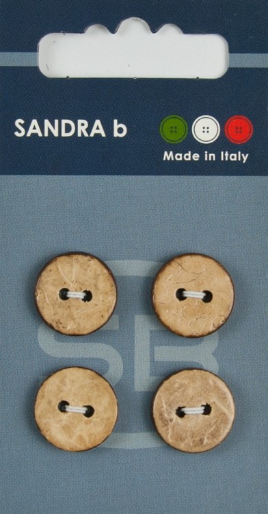 Sandra CARD231 Пуговицы, натуральный