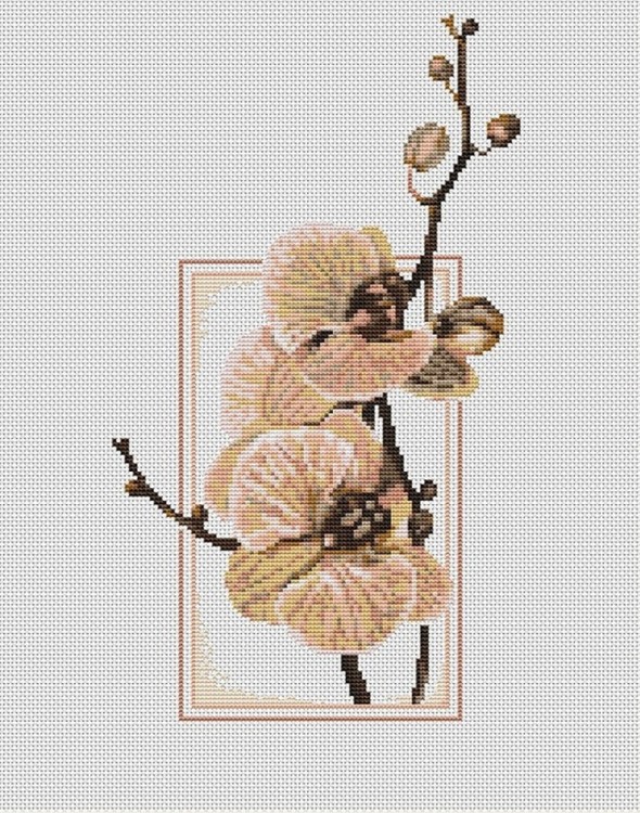 Набор для вышивания Luca-S B288 Орхидеи