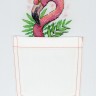 Набор для вышивания Жар-Птица В-248 Розовый фламинго