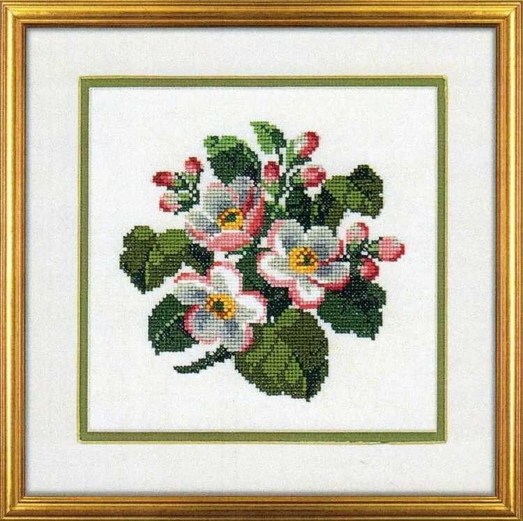 Набор для вышивания Eva Rosenstand 14-168 Appleflowers (Яблоневый цвет)