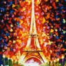 Белоснежка 026-AS Париж - огни Эйфелевой башни