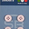 Sandra CARD133 Пуговицы, розовый