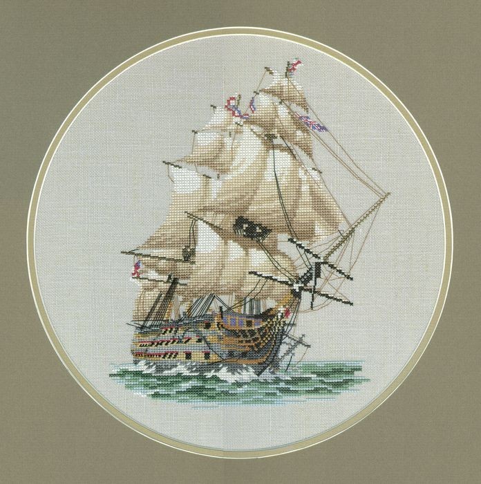 Набор для вышивания Heritage CVY309E HMS Victory