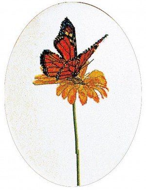 Thea Gouverneur 1023 Butterfly orange (Бабочка оранжевая)