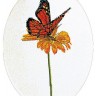 Набор для вышивания Thea Gouverneur 1023 Butterfly orange (Бабочка оранжевая)