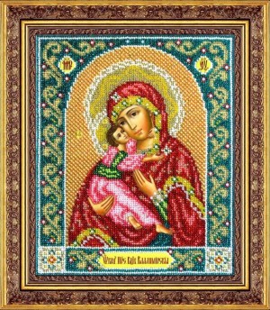 Паутинка Б-1014 Пресвятая Богородица Владимирская