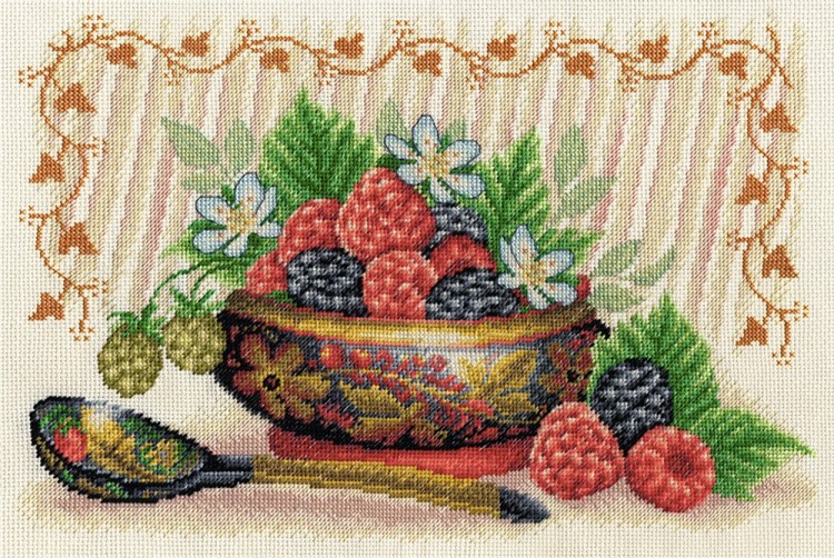 Набор для вышивания Панна NH-1812 (НХ-1812) Садовые ягоды