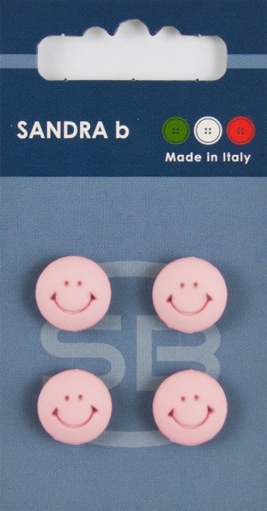 Sandra CARD135 Пуговицы, розовый