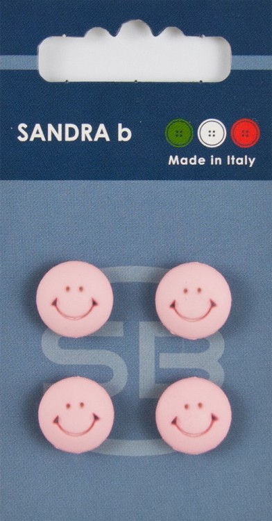 Sandra CARD135 Пуговицы, розовый