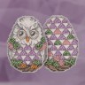 Набор для вышивания Mill Hill JS181814 Owl Egg by Jim Shore (Сова)