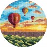Набор для вышивания Панна PS-7059 Воздушные шары на закате