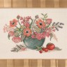 Набор для вышивания Eva Rosenstand 14-460 Анемоны и тюльпаны в синей вазе