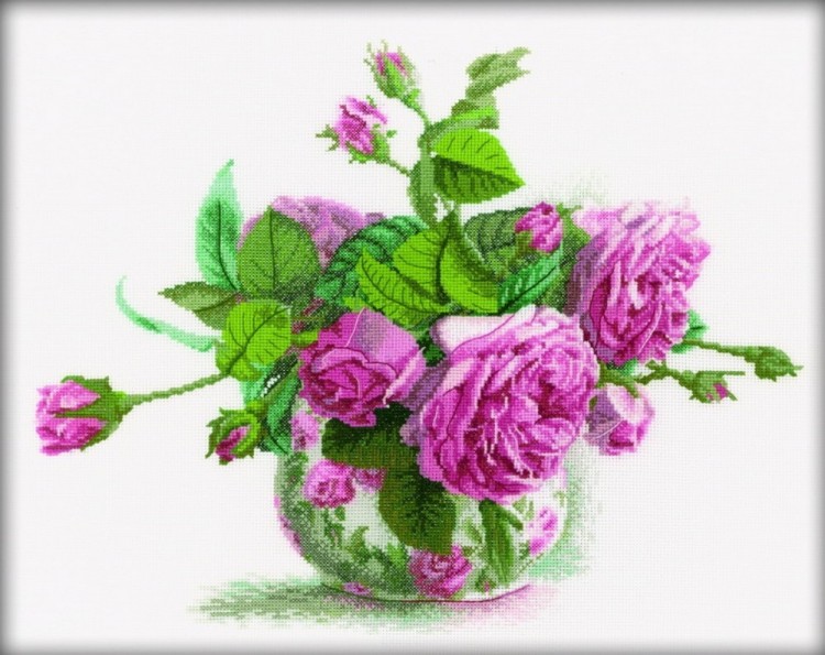 Набор для вышивания РТО M202 Романтичные розы