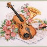 Набор для вышивания Dimensions 03723 Violin and Roses (made in USA)