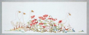 Thea Gouverneur 2017 Poppies and Geese
