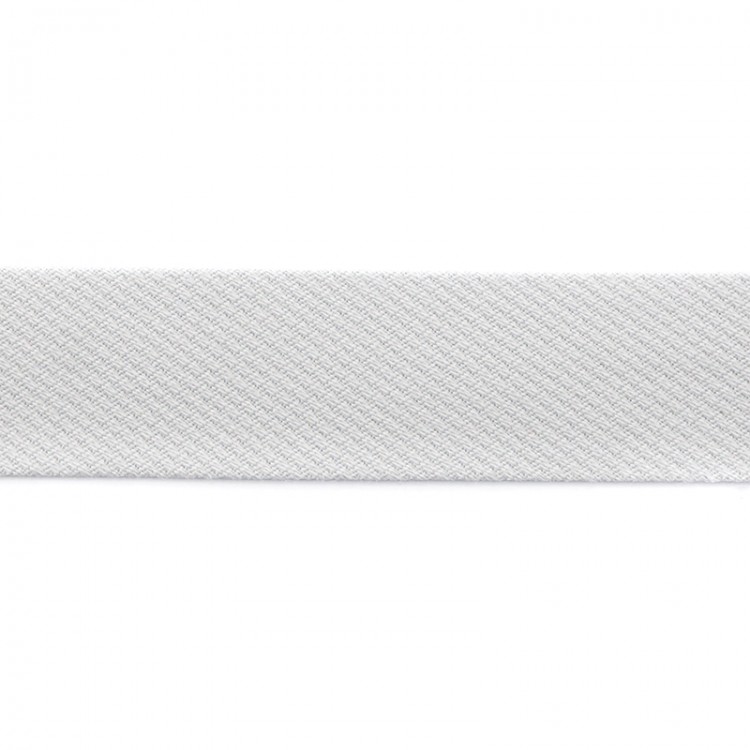SAFISA 6470-20мм-27 Косая бейка хлопок/полиэстер, ширина 20 мм, цвет 27 - светло-серый