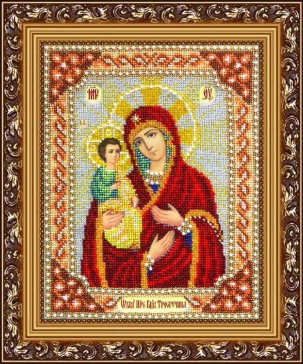 Набор для вышивания Паутинка Б-1016 Пресвятая Богородица Троеручица