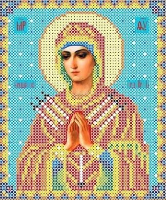 Набор для вышивания Каролинка КБИН(Ч) 5018 Богородица Семистрельная