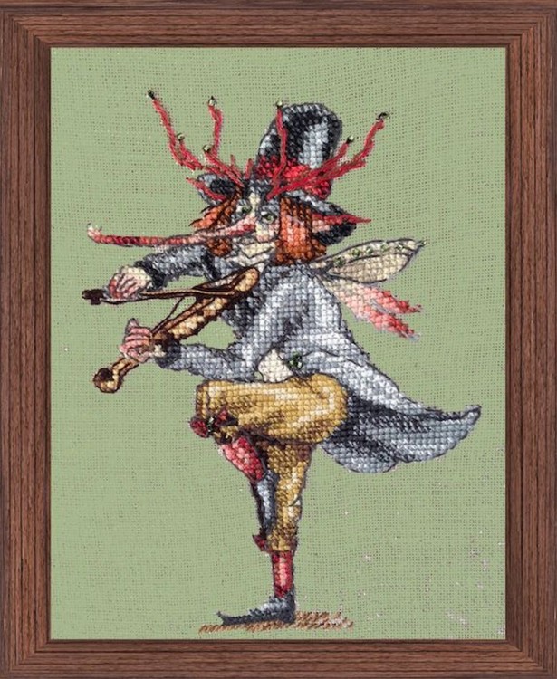 Набор для вышивания Nimue 161-H02 KV Le Gallois du Tylwith (Музыкант из оркестра -Валлийская фея)